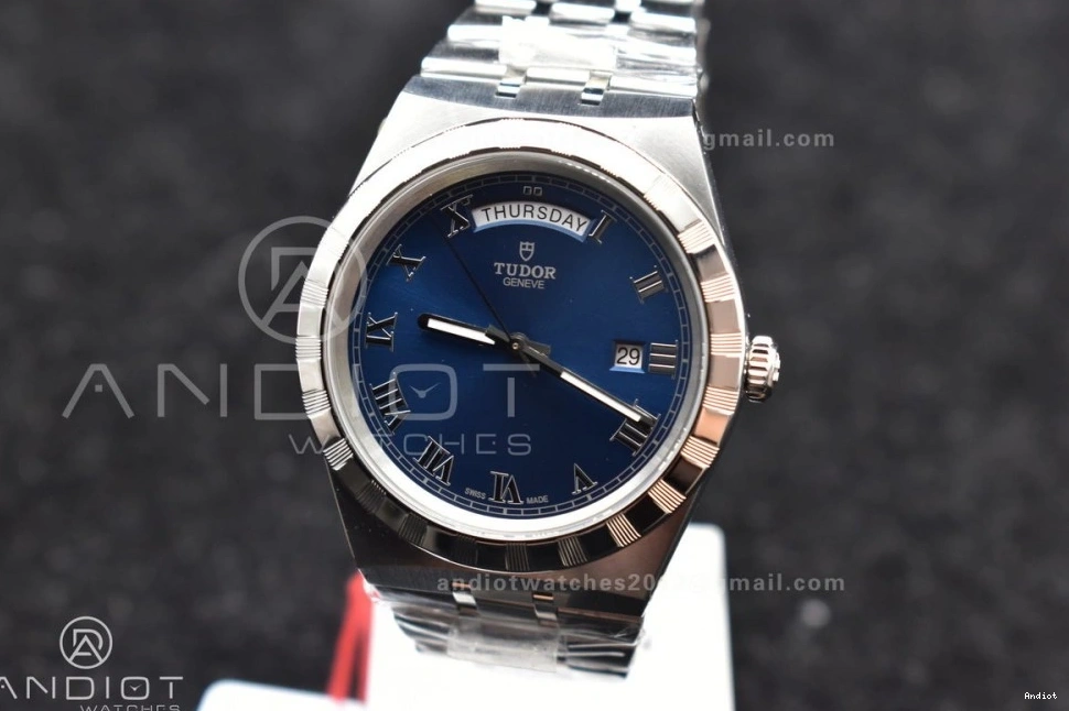 Strap Tudor V7F SS 1:1 Royal Best Edition Dial on Blue A2836 0417